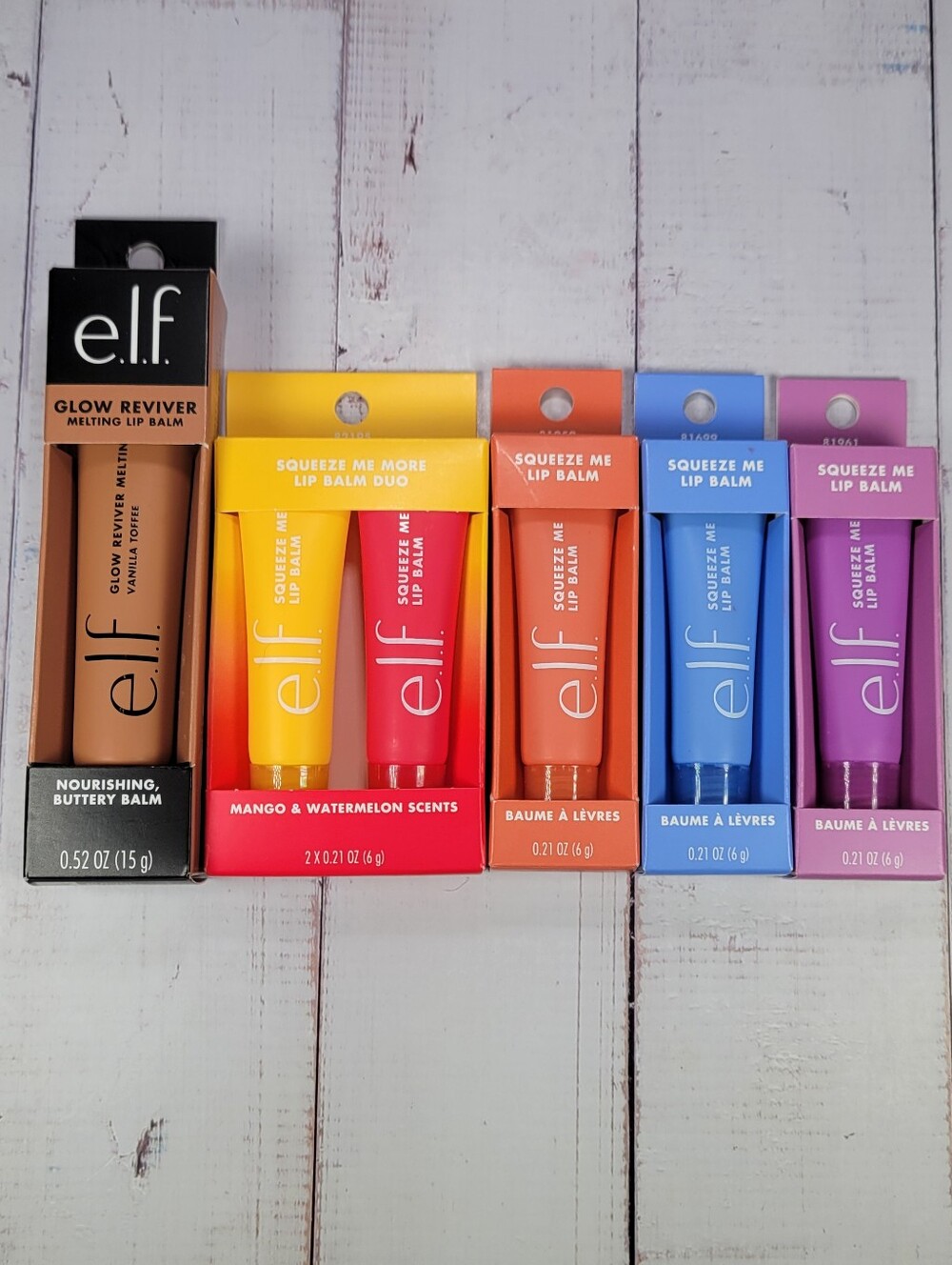 Elf Melting and Squeeze Me Lip Balm Bundle BNIB